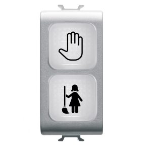 double indicator lamp - opal - dnd+mur - 1 module - titan - chorusmart