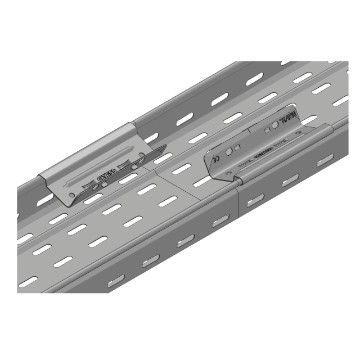 Steel trunking with pre-mounted couplers - 3 metres - Height 50 Steel trunking with pre-mounted couplers - 3 metres - Height 50