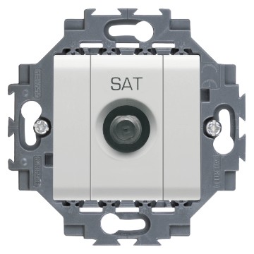 Bases coaxiales TV-SAT (5-2400 mhz) apantallamiento clase A - conector F hembra