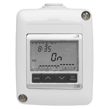 Programador electrónico diario/semanal de 1 canal - IP40 Programador electrónico diario/semanal de 1 canal - IP40