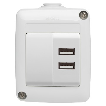 Fuente de alimentación USB para dispositivos electrónicos - IP40 Fuente de alimentación USB para dispositivos electrónicos - IP40