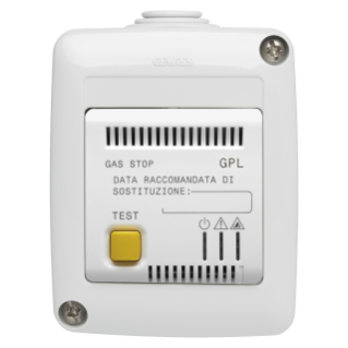 DETECTOR GAS GLP 12V ac/dc SUP.IP40 BL.