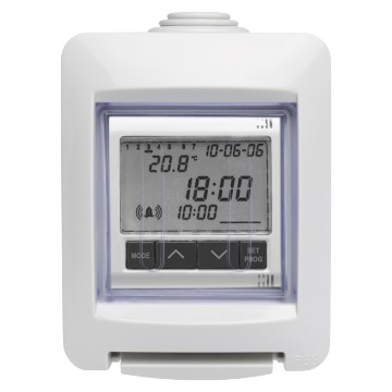 Reloj, despertador, termómetro - IP55