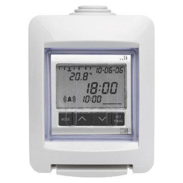 Reloj, despertador, termómetro - IP55 Reloj, despertador, termómetro - IP55