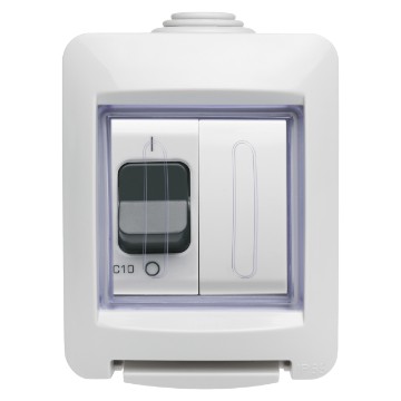 Interruptores automáticos magnetotérmicos - curva C - 230 V AC - IP55 Interruptores automáticos magnetotérmicos - curva C - 230 V AC - IP55
