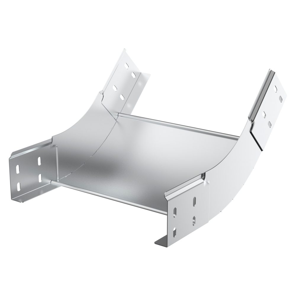  coude concave 135° - non perforée - brn95 np - largeur 95mm - rayon 150° - finition z275