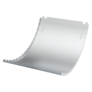 BRX50/BRN50 HL/BRN50 NP COVER FOR CONVEX DESCENDING CURVE - WIDTH 215MM - RAY 150° - FINISHING Z275