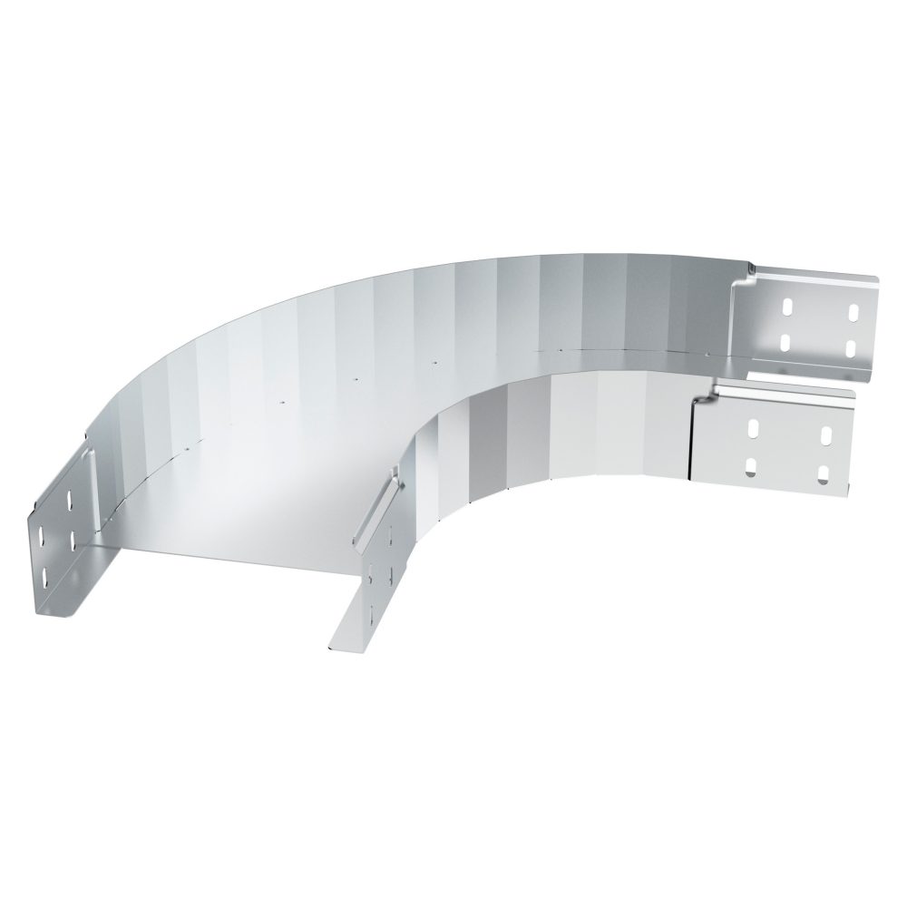  coude 90° - non perforée - brn50 np - largeur 515mm - rayon 150° - finition gac