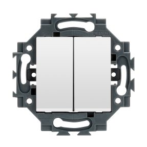 double va-et-vient c.auto.1p 10ax blanc
