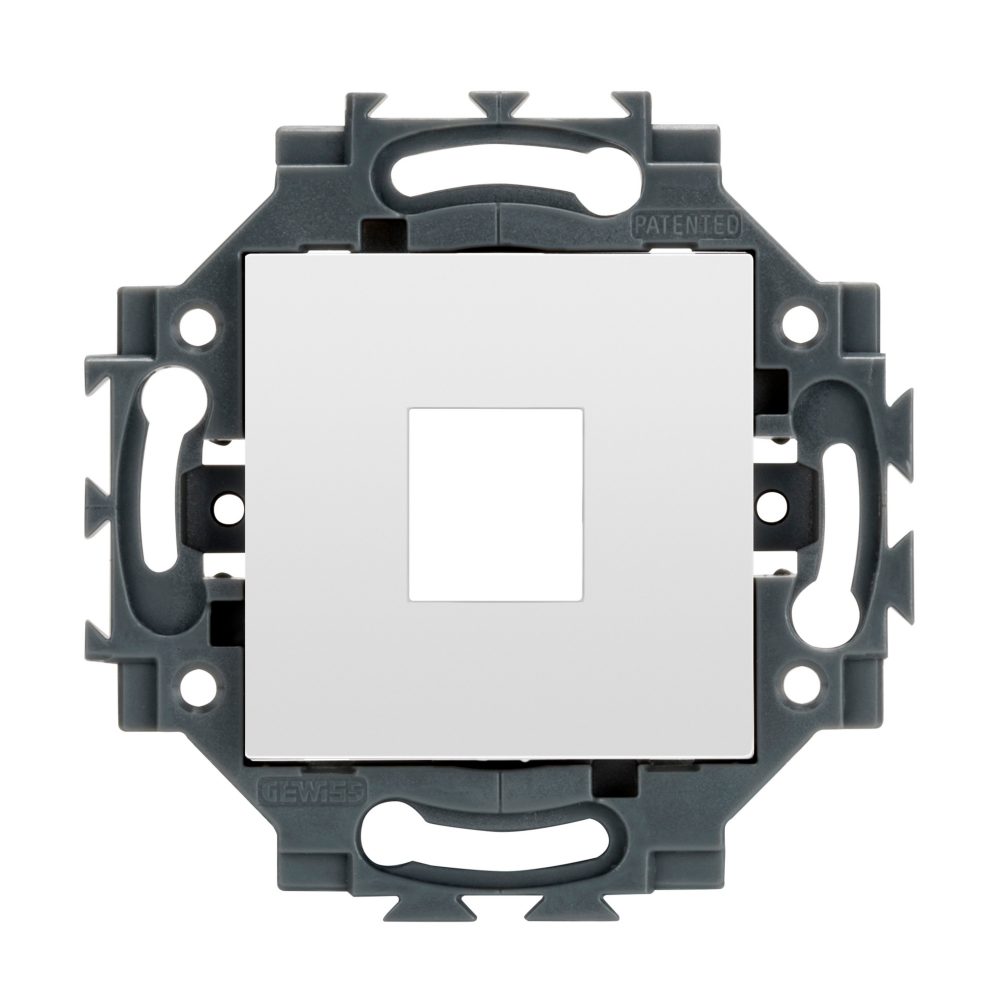 support connecteur keystone jack blanc