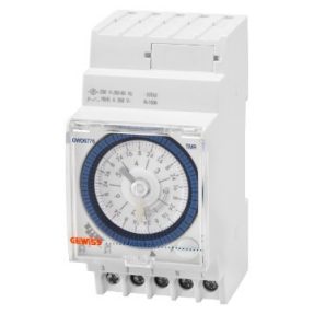 interruttore orario settimanale - riserva carica 150h - 1 contatto in scambio - 2.5 moduli