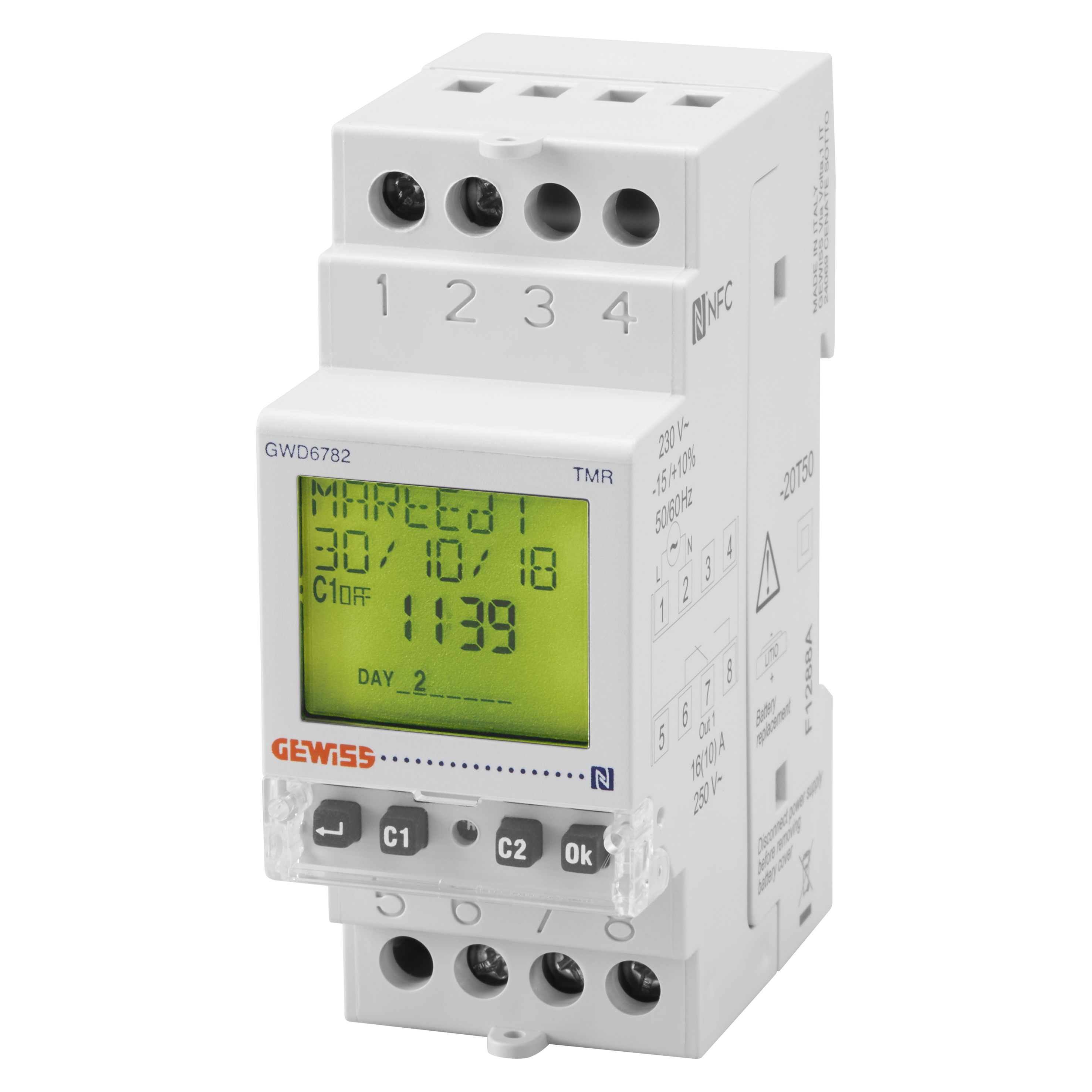 Interruptor horario digital 2 canales clearance