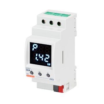 KNX single-phase energy meter for direct connection - IP20 - DIN rail mounting