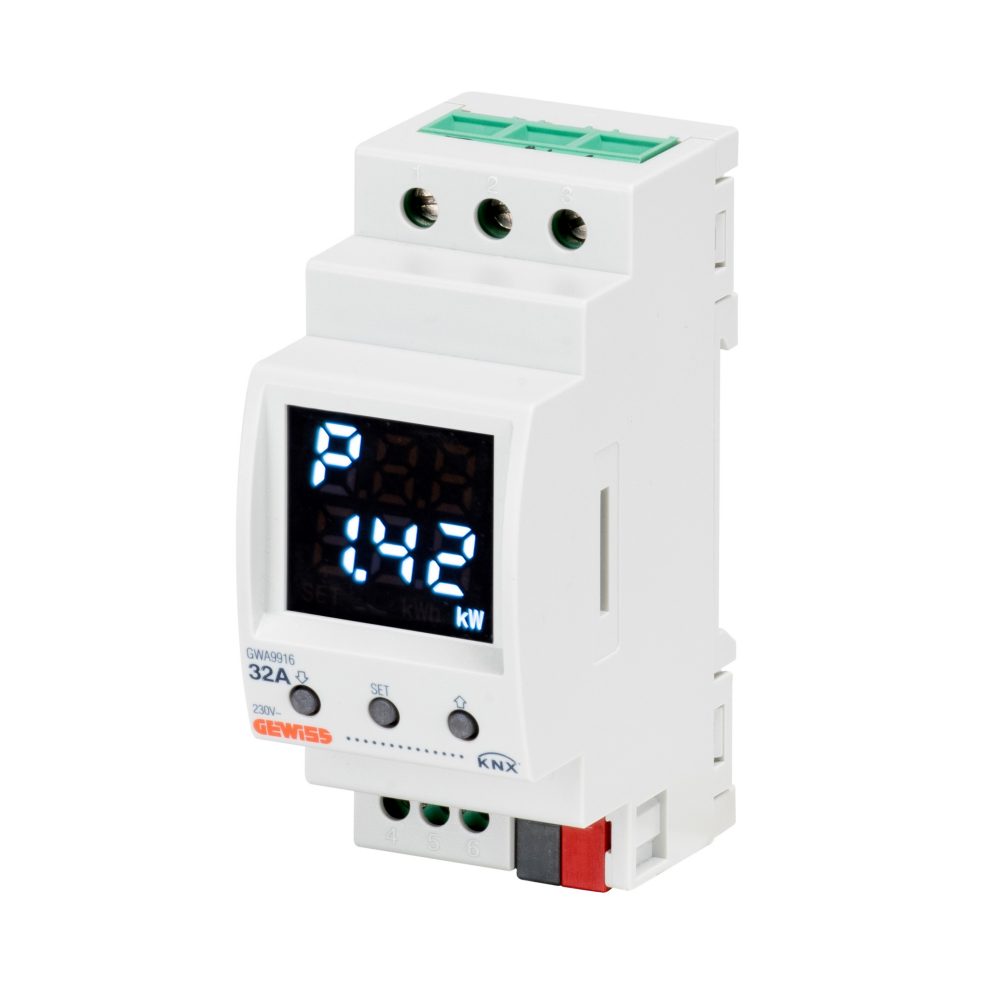  p-comfort - load management relay - knx - ip20 - 2 modules - din rail mounting