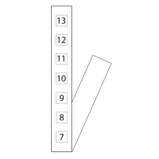 ALIGNMENT ADHESIVE STRIP - RACK CABINETS