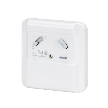 Unterputz-Fehlerstrom-Schutzschalter - Typ A - Farbe Polarweiss - IP41 Unterputz-Fehlerstrom-Schutzschalter - Typ A - Farbe Polarweiss - IP41