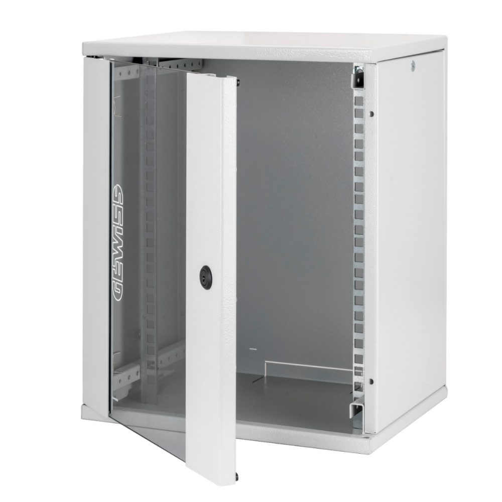 QUADRO DA PARETE 10'' - METALLO - PORTA TRASPARENTE - 325X400X262 - GRIGIO RAL 7035