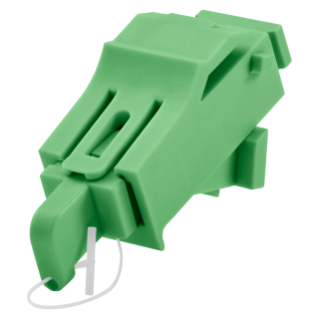 SC/APC ANGLED ADAPTER - GREEN (RAL 6018)