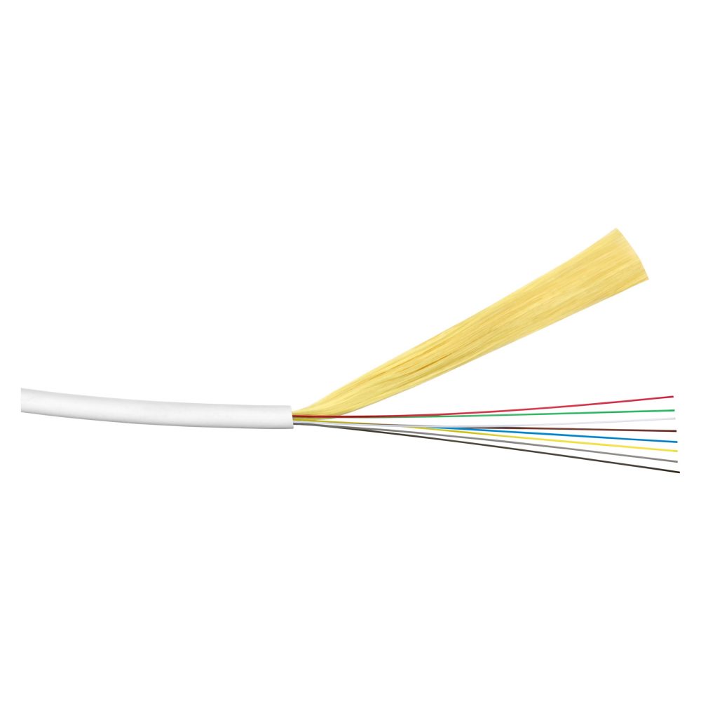 bobina 8 fibre - 500m - da interno - bianco