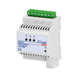 SWITCH ACTUATOR WITH ENERGY METER - 3 CHANNELS - 16AX - KNX - IP20 - 4 MODULES - DIN RAIL MOUNTING
