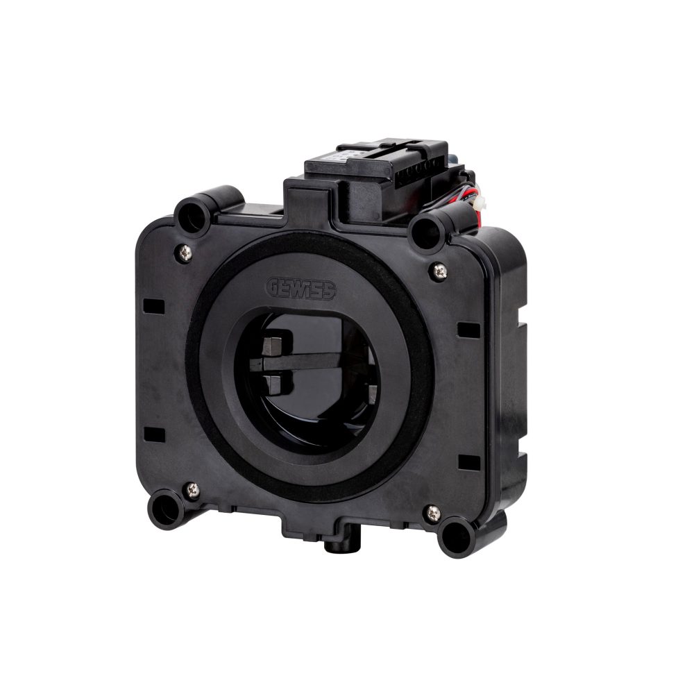  electric vehicle charging socket - flush-mounting - side connection - with shutter / rgb light system - type2 - 3p - 32 a - 22 kw - cover lock - ip55