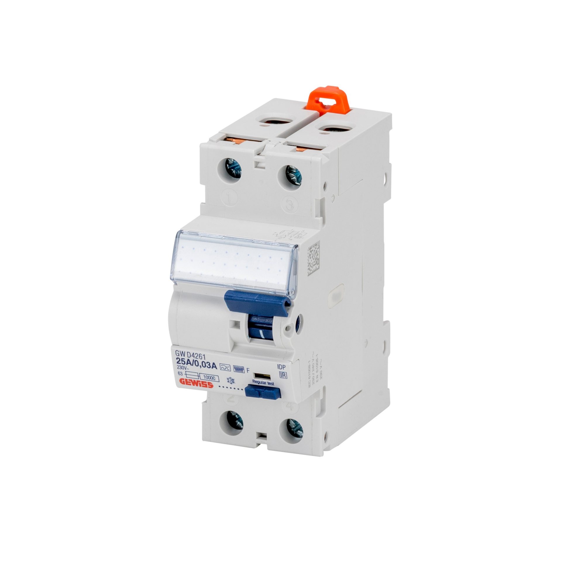 interruttore differenziale puro 2p 63a f/0,03 2m