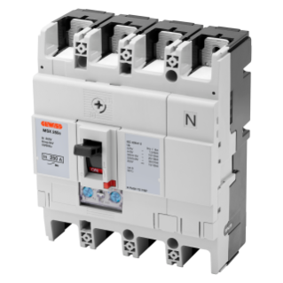 MSX 250c - KOMPAKTE LEISTUNGSSCHALTER - EINSTELLBARER THERMISCHER UND EINSTELLBARER MAGNETISCHER AUSLÖSER - 16 KA 3P+N 160 A 525 V