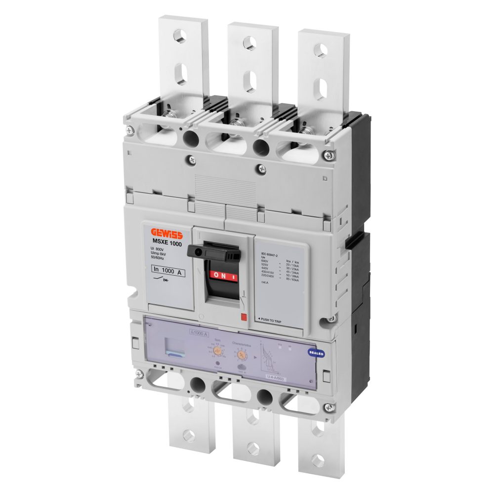  msxe 1000 - interruptor con disparo electrónico - lsi - 50ka 3p 1000a 690v