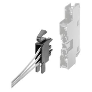 STECKER FÜR INTERNE ZUBEHÖRTEILE, DIE AN STECKBARE MCCBS UND NR.39;S MONTIERT SIND - FÜR MSX125-630 - FÜR HILFSKONTAKT