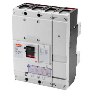 MSXE 1250 - MCCB'S WITH ELECTRONIC RELEASE - LSI - INTERLOCKED - REAR TERMINAL - 50KA 4P 1250A 690V