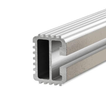 Pair of aluminium shaped busbars for QDX 630H- 1600H distribution boards Pair of aluminium shaped busbars for QDX 630H- 1600H distribution boards