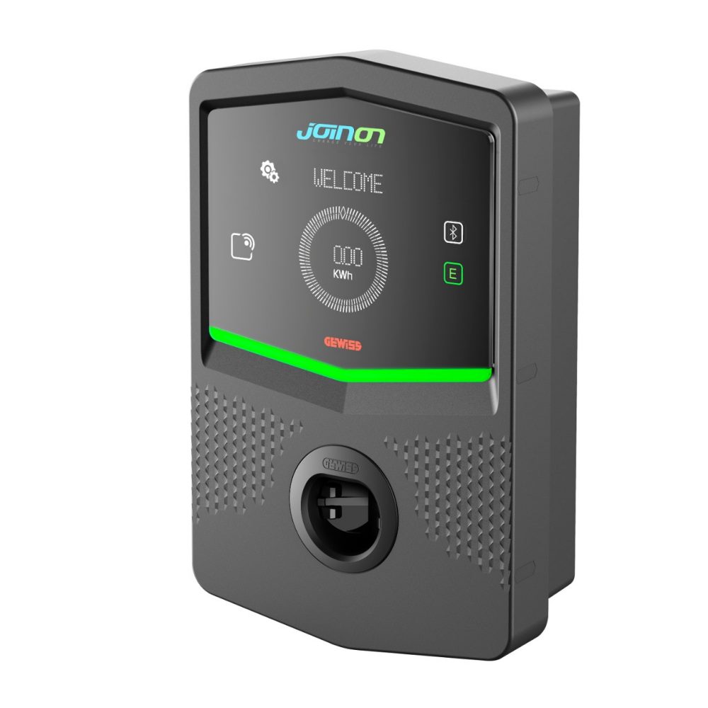 I-CON WALLBOX PREMIUM - LADESTATION FÜR WANDMONTAGE - AUTOSTART DLM +  BLUETOOTH + HINTERGRUNDBELEUCHTUNG - TYP 2 LADESTECKDOSE MIT SHUTTER - 7.4  kW - IP55