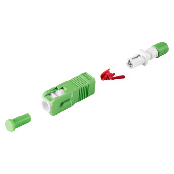 Juego de conectores SC/APC de repuesto - Sistema rápido de fibra
