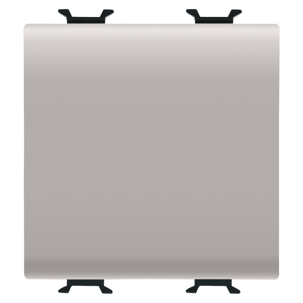  intermediate switch 1p 250v ac - quick wiring terminals - 16ax - neutral button - 2 modules - natural satin beige - chorusmart