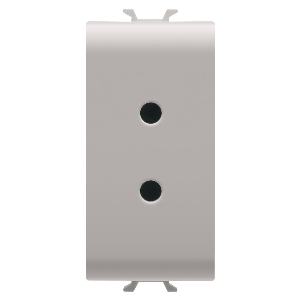  selv socket-outlet - 2p 6a 24v - 1 module - natural satin beige - chorusmart