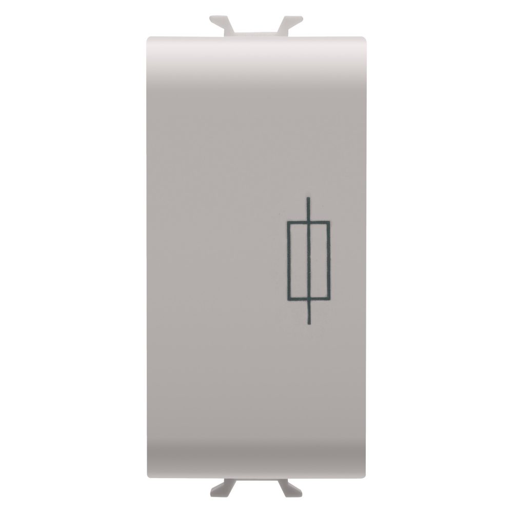  olvadóbiztosító foglalat - 250v ac 16a - 1 modulos - szatén bézs - chorusmart