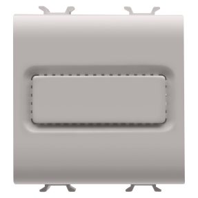 suoneria a tre tonalita' e 3 ingressi indipendenti - 12v ac/dc 6va 80 dba 1 metro - 2 moduli - natural beige satinato - chorusmart