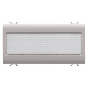 lampada autonoma di emergenza - 230vac 50/60hz 1h - 4 moduli - natural beige satinato - chorusmart