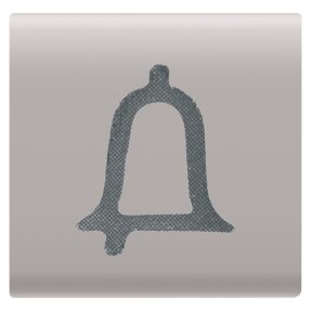 BUTON INTERSCHIMBABIL - 22X22mm - CLOPOT - BEJ SATINAT NATURAL - CHORUSMART