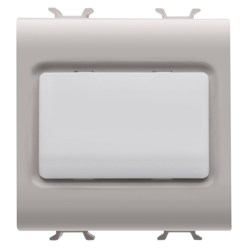  señalización de acceso - 12vca/cc / 230vca 50/60hz - opal - 2 módulos - beige natural satinado - chorusmart