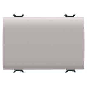 pulsante unipolare 250v ac - na 16a - tasto neutro - 3 moduli - natural beige satinato - chorusmart