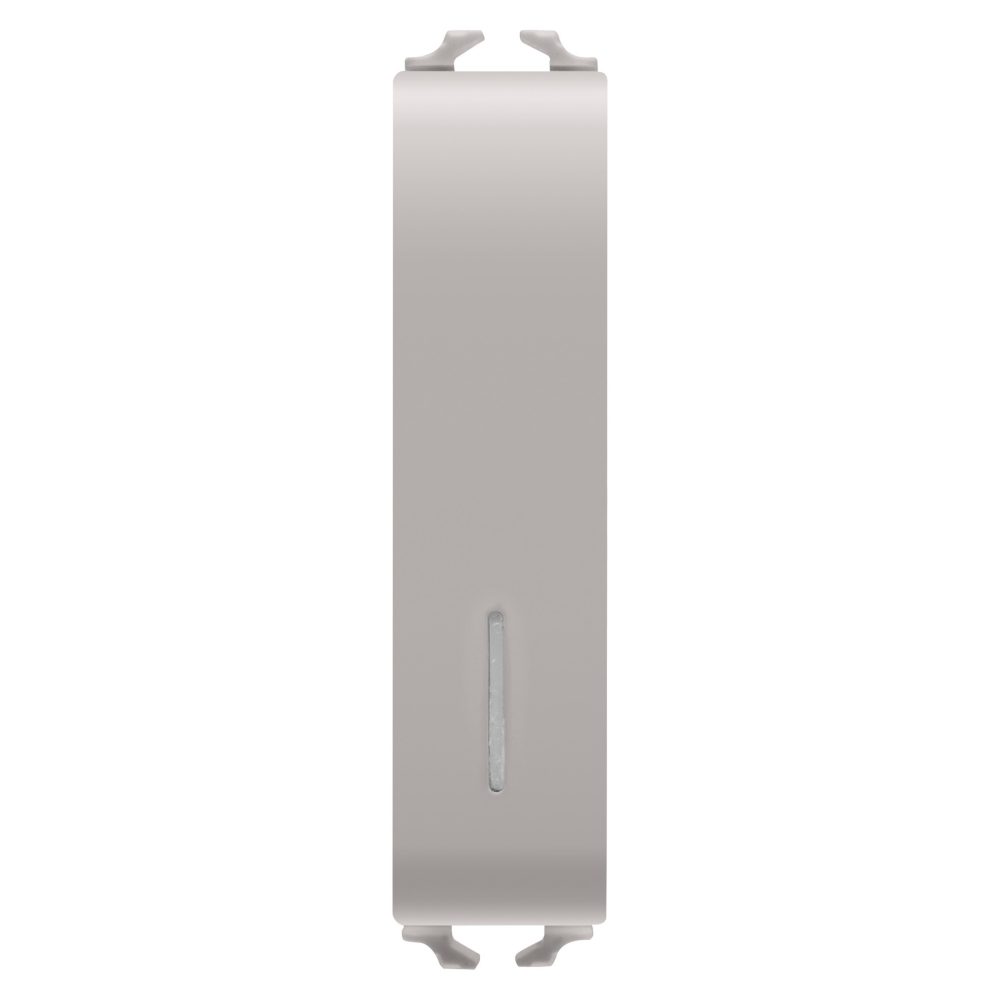  drucktaster 1p 250 v ac - schliesser 10 a beleuchtbar - mit diffusor - 1/2 modul - naturbeige satiniert - chorusmart