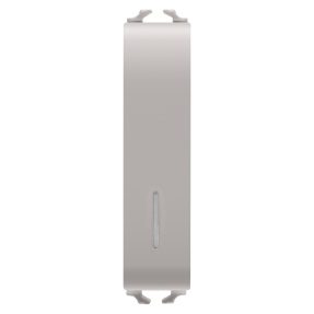 ONE-WAY SWITCH 1P 250V ac - 10AX ILLUMINABLE - WITH DIFFUSER - 1/2 MODULE - NATURAL SATIN BEIGE - CHORUSMART