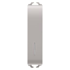 INTERRUPTEUR SIMPLE 1P 250 Vca - 10AX LUMINEUX - AVEC DIFFUSEUR - MODULE 1/2 - BEIGE NATUREL SATIN - CHORUSMART