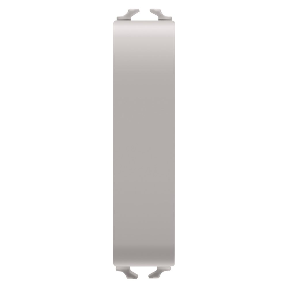  pulsante unipolare 250v ac - na 10a - tasto neutro - 1/2 modulo - natural beige satinato - chorusmart