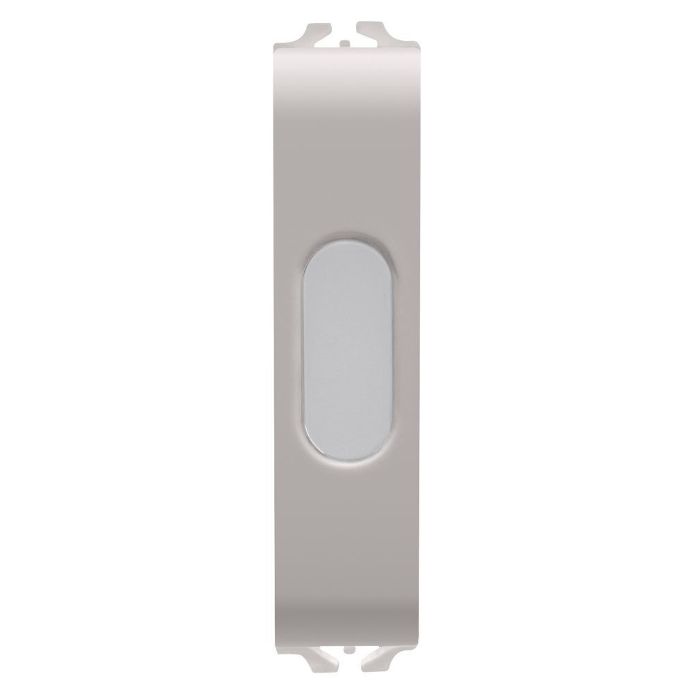  single indicator lamp - opal - 1/2 module - natural satin beige - chorusmart