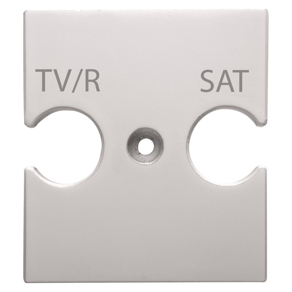  CSATLAKOZÓ-ALJZAT ELŐLAP - TV/R-SAT KOMBINÁLT CSATLAKOZÓ-ALJZATHOZ - SZATÉN BÉZS - CHORUSMART