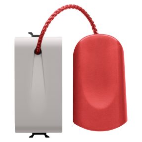 push-button 1p 250v ac - no 16a - pull-cord - 1 module - natural satin beige - chorusmart