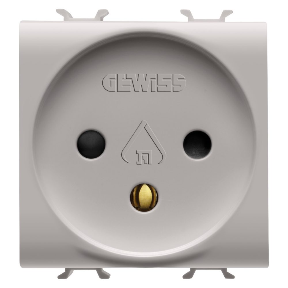  STECKDOSE ISRAELISCHER STANDARD 250 V AC - 2P+E 16 A - 2 MODULE - NATURBEIGE SATINIERT - CHORUSMART