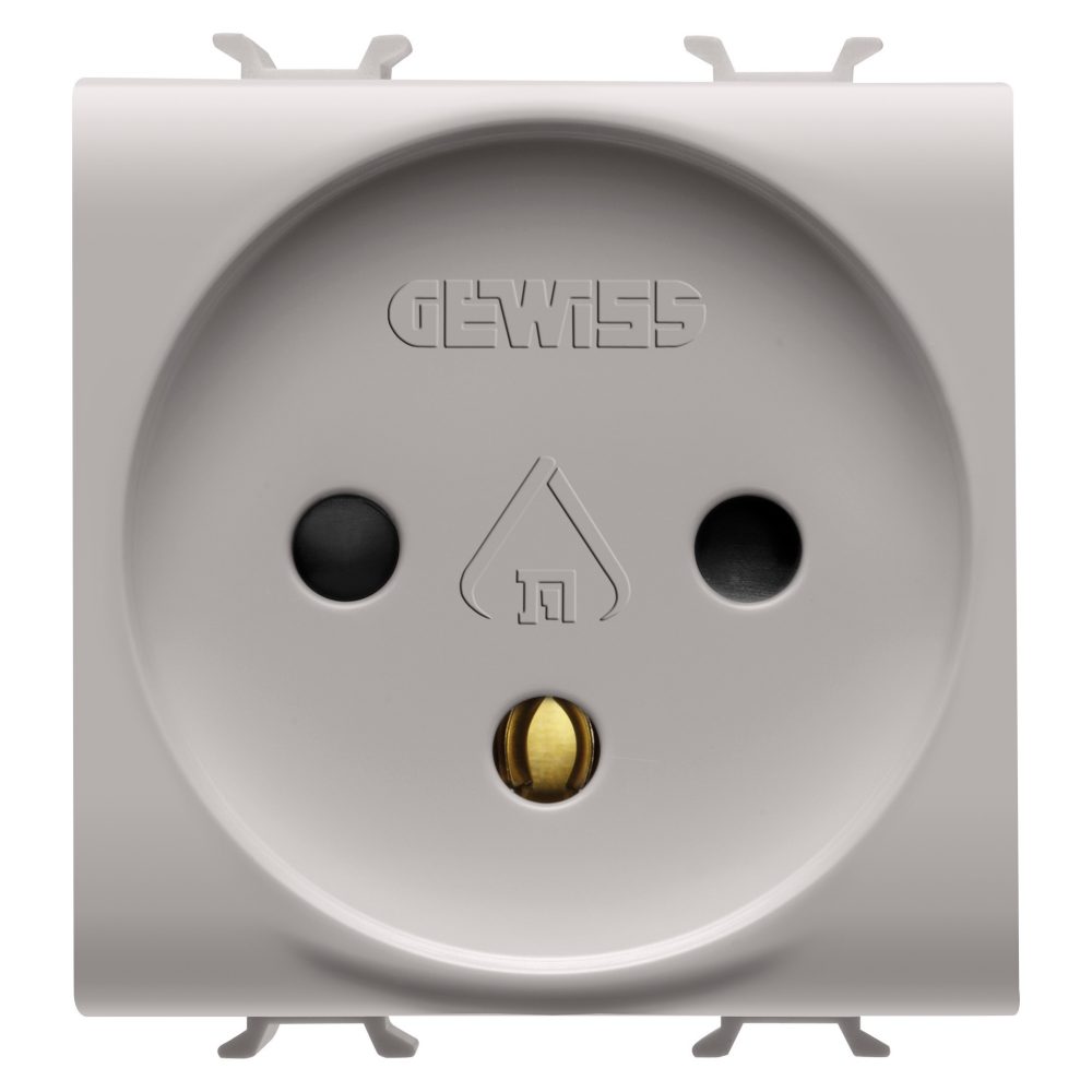  steckdose israelischer standard 250 v ac - 2p+e 16 a - 2 module - naturbeige satiniert - chorusmart